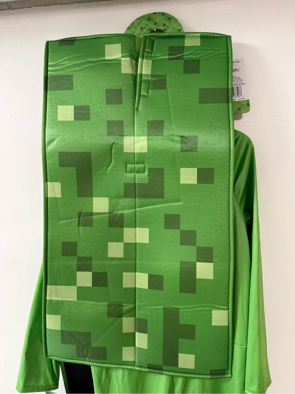 Kids Minecraft Green Creeper Costume